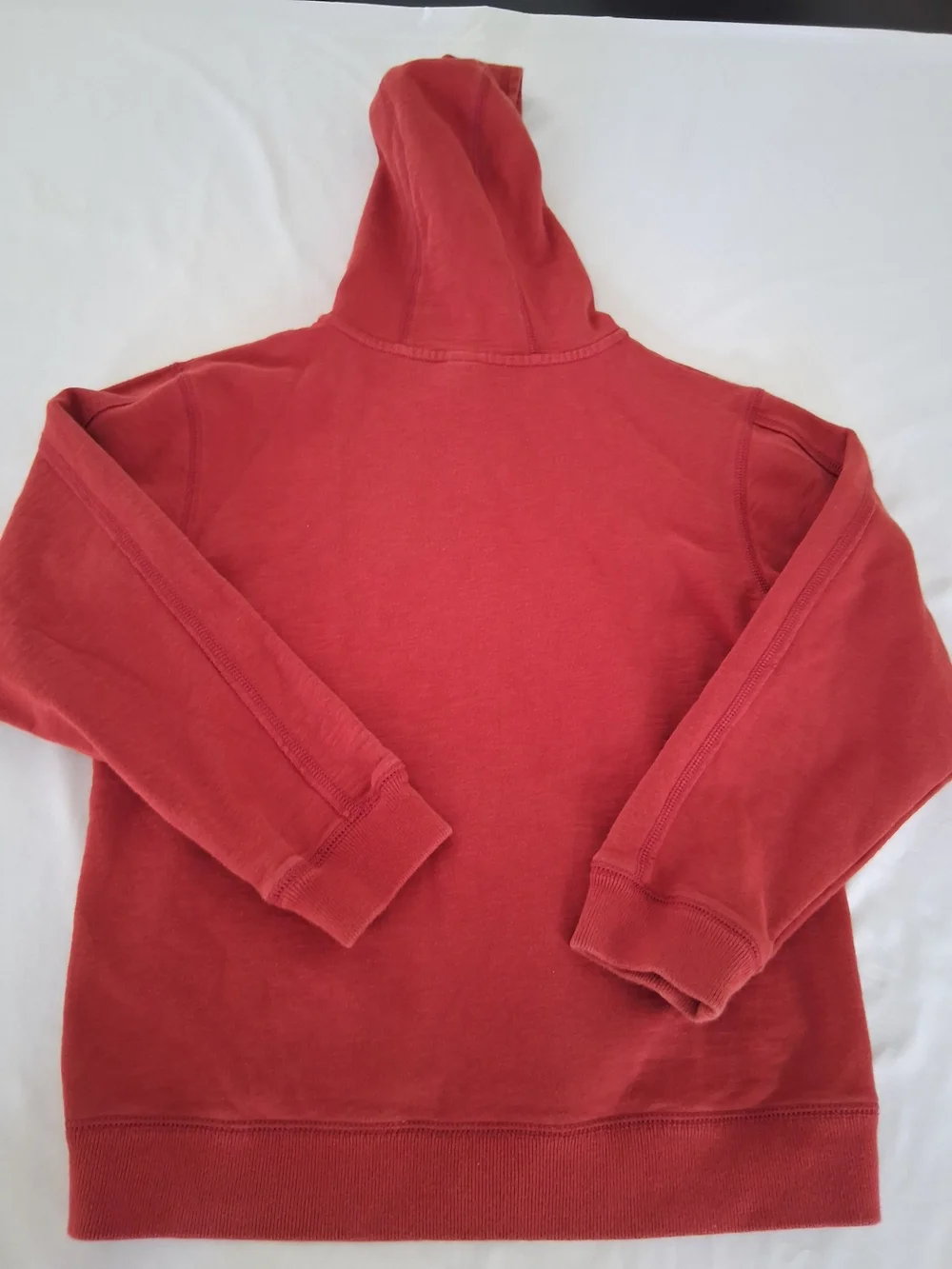 Gymboree Kid's Burnt-Orange Zip Hoodie with 'SURF' Stitch Applique Size 10 Years